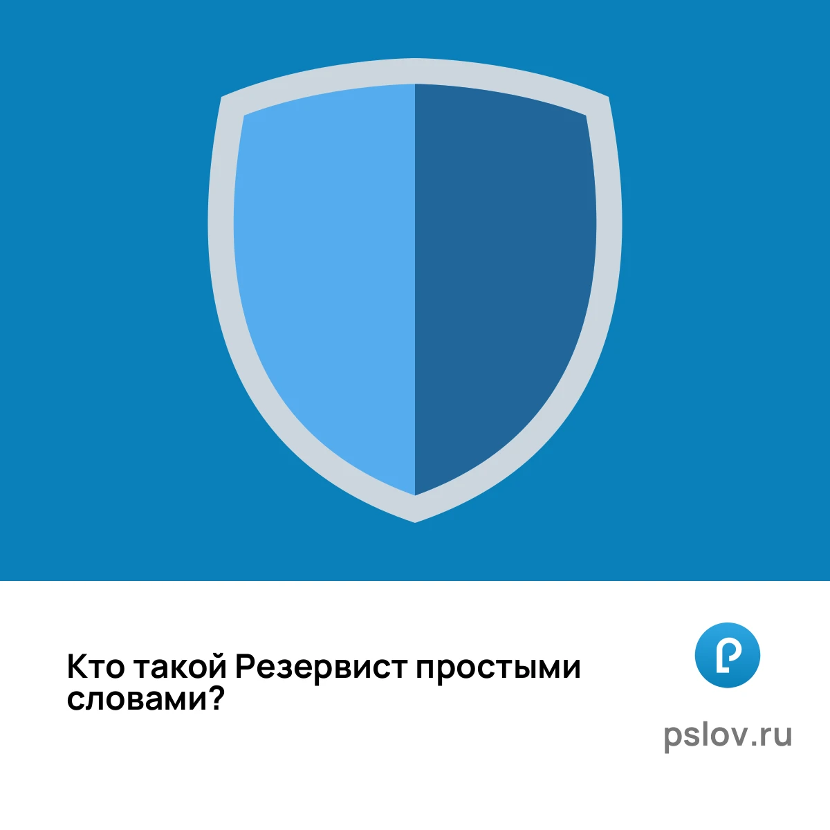 Кто такой Резервист простыми словами - визуальное объяснение